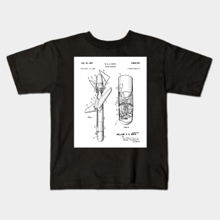 Cold War Military Missile Patent - Army Veteran Military Enthusiast Art - White Kids T-Shirt